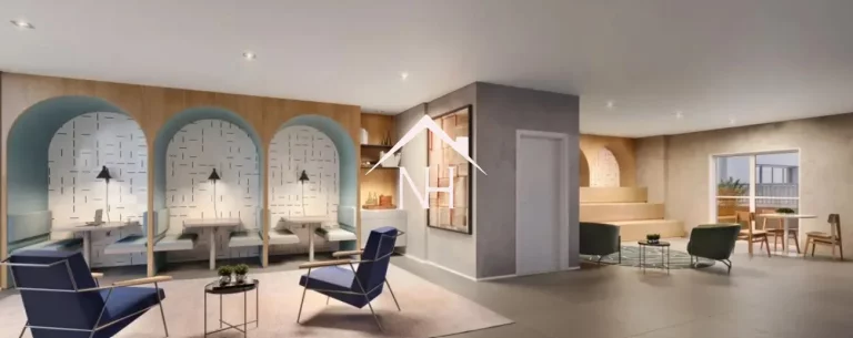 Imagem studio de 36m com dormitório e terraço,Churrasqueira,Cinema,Piscina,Salão de festas,Redário,Terraço,coworking Bicicletário,Coworking,fitnss,lavanderia