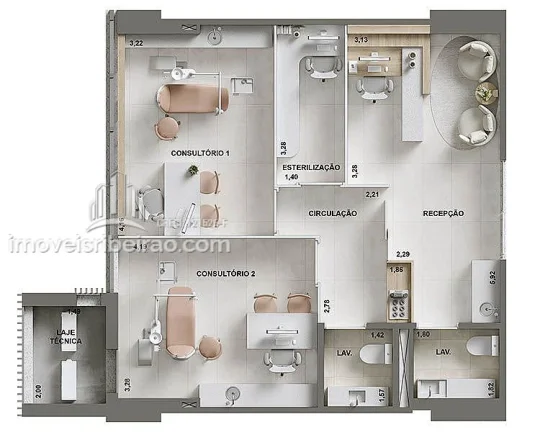 Imagem JF 3773 Laje corporativa - Laje à venda. #imoveisribeira.co