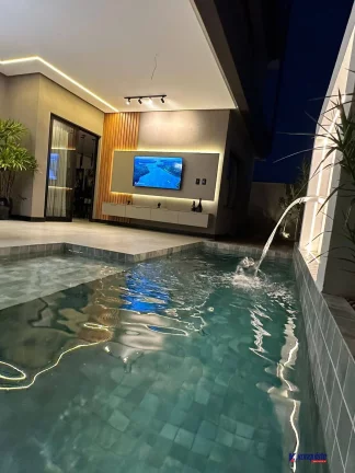 Imagem VENDO CASA LUXUOSA CASA DE 4 SUÍTES COM PISCINA E ÁREA GOURMET PARA VENDA