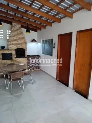Imagem Casa à Venda em Cambé com 3 Quartos, Terreno de 300 m², 145 m² de Área Construída e 2 Vagas de Garagem