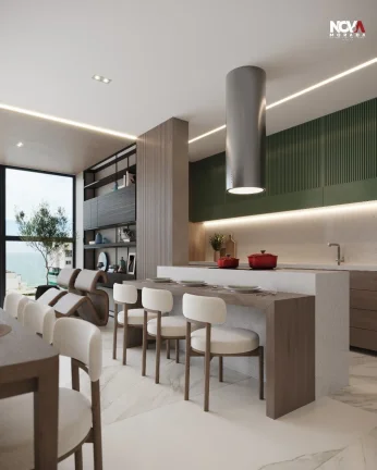 Imagem Explore o seu novo lar no Skyline Proeng Home, um incrível apartamento à venda na Praia de Itapari...