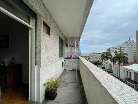 Imagem Apartamento Icônico com 2 suítes à venda, 168 m² por R$ 742.000 - Gonzaga - Santos/SP