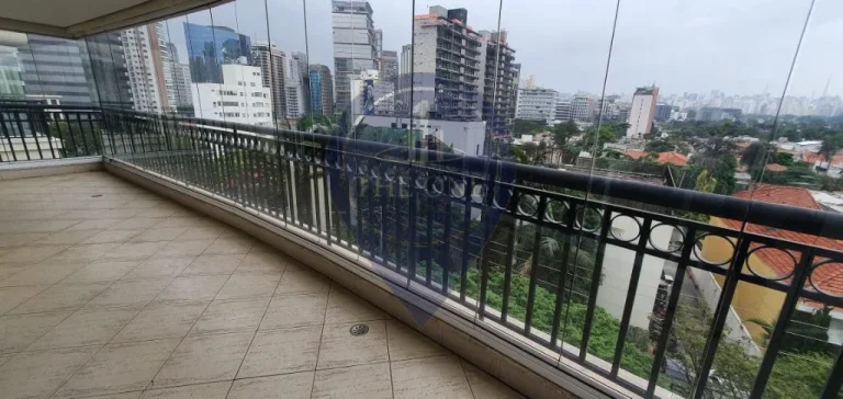 Imagem Apartamento de luxo na Vila Nova Conceição, São Paulo-SP: 4 quartos, 4 suítes, 2 salas, 5 banheiros, 4 vagas, 212m².