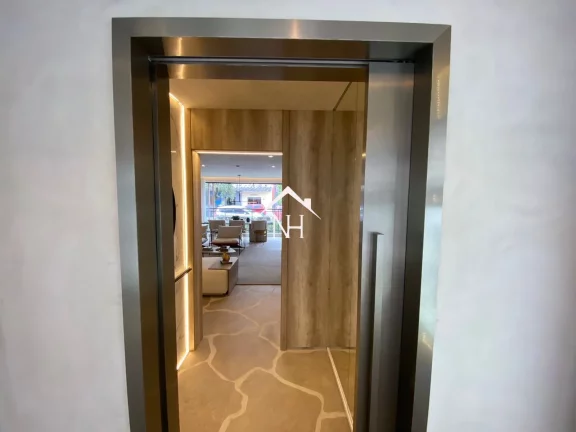 Imagem apartamento 154m com Hall Privativo,3 suítes (1 master), 2 Vagas,Varanda Gourmet,Piscina,Deck,Academia,Salão de Festas,Lounge externo c/ churrasqueira