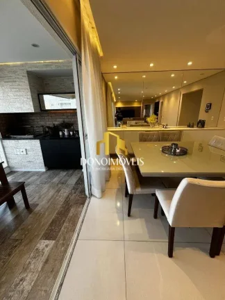 Imagem Apto venda 3 dorm, vista piscina, andar alto, 123m Cond Domo Life SBC SP