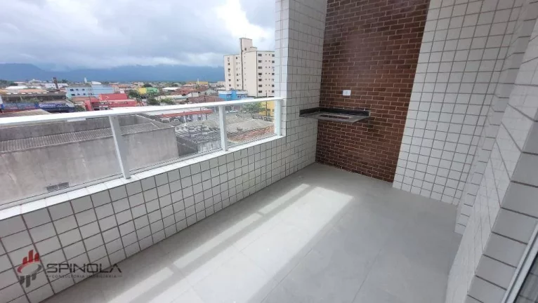 Imagem Apartamento com 1 dormitório à venda, 46 m² por R$ 310.750,37 - Mirim - Praia Grande/SP