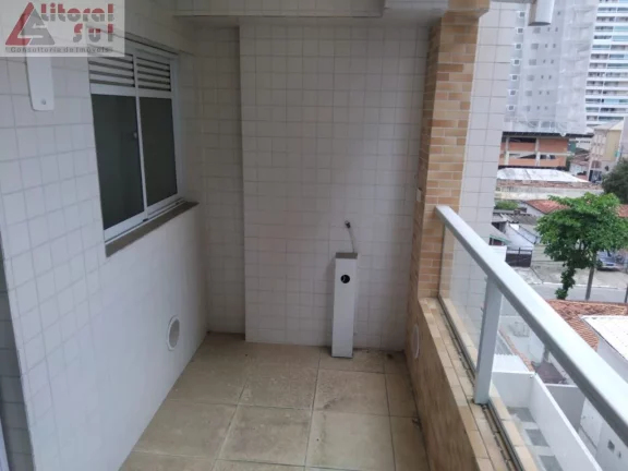 Imagem Apartamento à venda na Guilhermina, Praia Grande-SP: 2 quartos, 1 suíte, 1 vaga de garagem e 56m² de área. Adquira já!