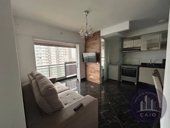 Imagem Apartamento Mobiliado com 53 m², 1 dormitório a venda - Alphaville/SP