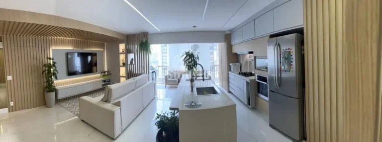 Imagem Apartamento Mobiliado à Venda com 3 quartos e 3 vagas - 110 m² - R$1.700.000 ,00 Alphaville Parc Athenee - Barueri/SP