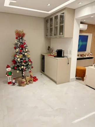 Imagem Apartamento 105M², 2Q, 2 Suítes, 3 Banheiros, 2 Vagas, 1 Lavabo, Academia, Piscina, Portaria Blindada, Salão de Festas e Jogos, Churrascaria.