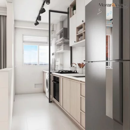 Imagem Apartamento para Venda em Pinhais, Alto Tarumã, 2 dormitórios, 1 suíte, 2 banheiros, 1 vaga