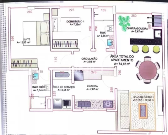 Imagem Apartamentos Tocantins Prox ao Shopping