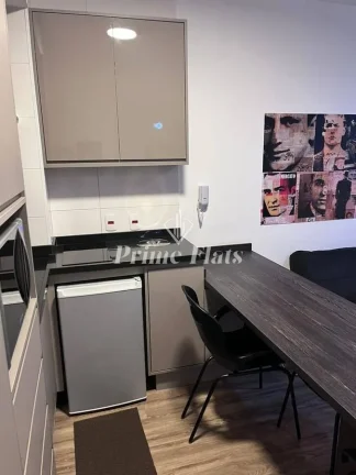 Imagem Flat disponível para locação no Condomínio Add Nova Berrini, com 33m², 1 dormitório e 1 vaga