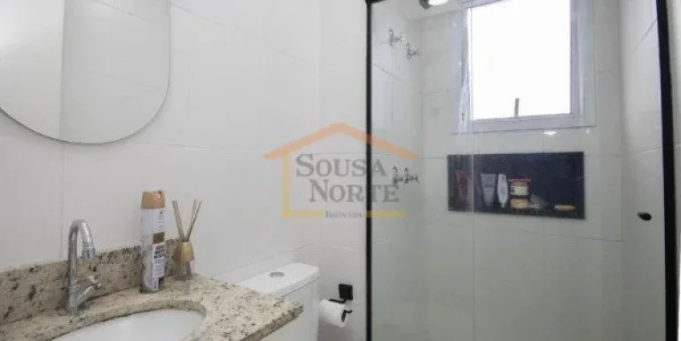 Imagem Apartamento com 46 m² de área útil, 2 dormitórios, sala para dois ambientes, varanda, cozinha co...