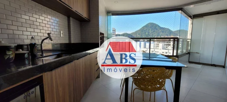 Imagem Apartamento com 3 dormitórios à venda, 122 m² por R$ 999.000,00 - Canto do Forte - Praia Grande/SP
