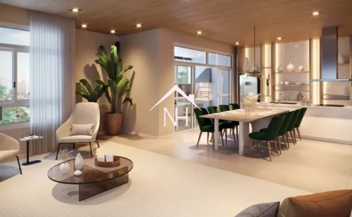 Imagem apartamento de 63m c/2 dormitórios(1 suíte), terraço gourmet,1 vaga,salão de festas e jogos,brinquedoteca,Piscinas, bicicletário, pet place, coworking