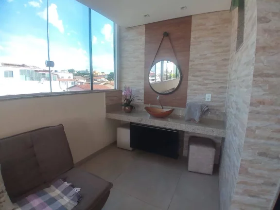 Imagem Cobertura duplex, 3 quartos, sendo 1 suíte - Santa Amélia