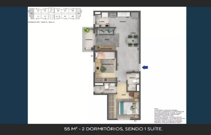 Imagem Apartamento para Venda em Rio de Janeiro, IRAJÁ, 2 dormitórios, 1 banheiro