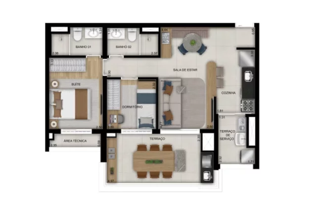 Imagem Comprar apartamento com 3 dormitórios em Tatuapé São Paulo SP
