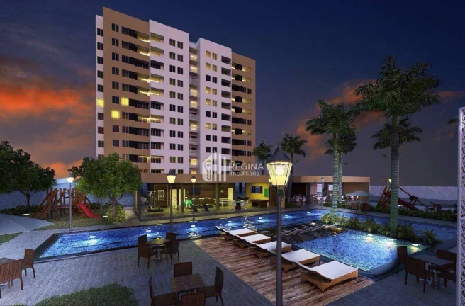Imagem Apartamento novo e pronto para morar, 3 dormitórios à venda por R$ 391.573,50 - Condomínio JARDIM DE MANUELLA - Recanto das Palmeiras - Teresina/PI