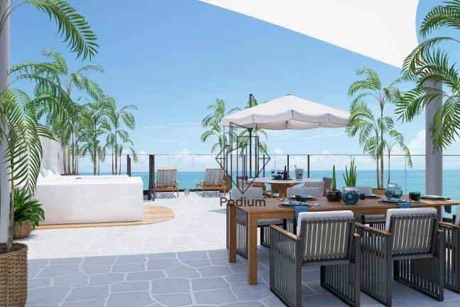 Imagem Apartamentos com varanda /sacada a beira mar da praia de Intermares - AP2260