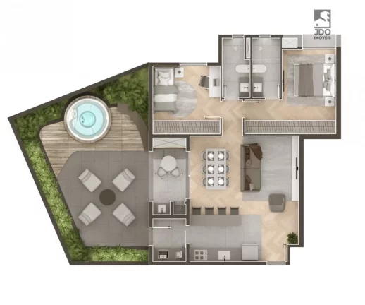 Imagem Apartamento a Venda no bairro Água Verde - Curitiba, PR