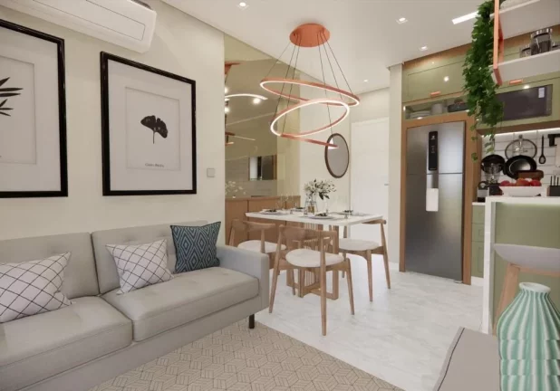 Imagem Apartamento com 2 dormitórios à venda, 64 m² por R$ 310.000,00 - Caxangá - Suzano/SP