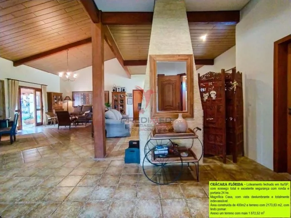 Imagem VENDO Magnífica Casa plana em Itu/SP, com piscina , vista deslumbrante e sossego total