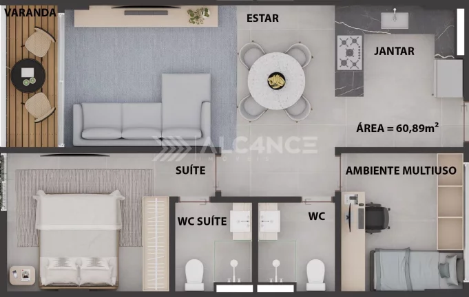 Imagem Sala Comercial - 47,11 m² - Cabo Branco, João Pessoa/PB