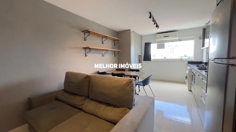 Imagem Locação anual com 02 dormitórios, mobiliado, equipado e climatizado no centro de Camboriú/SC
