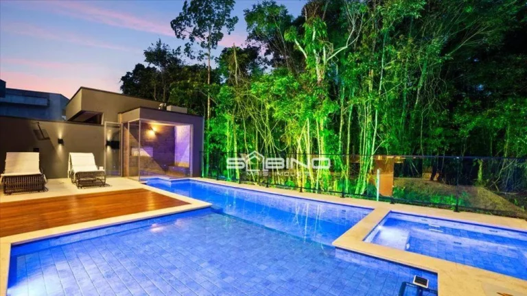 Imagem Belíssima casa à venda com 5 Dormitórios 5 Suítes 384 m² de área útil - Riviera de São Lourenço - Bertioga SP