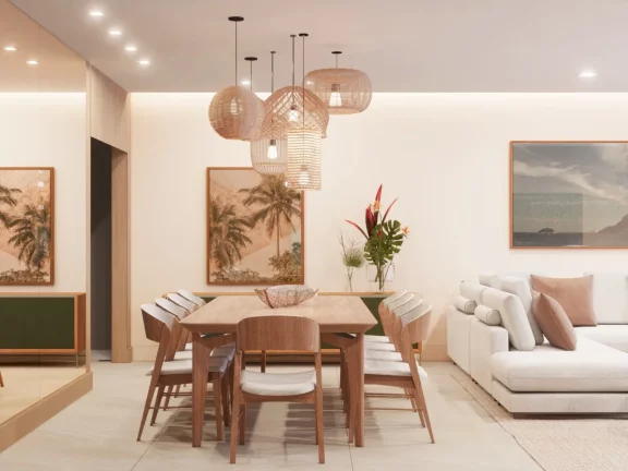 Imagem Apartamento montado, reformado e decorado em frente ao mar!