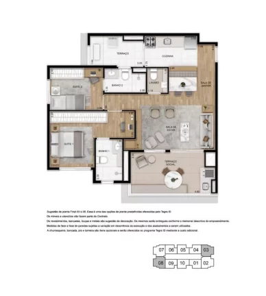 Imagem Apartamento para Venda em São Paulo / SP no bairro Vila Cruzeiro