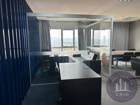 Imagem Sala mobiliada com 53 m² para aluguel por R$ 5.000,00 - Alphaville/SP