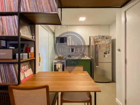 Imagem Loft de luxo na Vila Olímpia: 1 quarto, 1 suíte, 2 salas, 2 banheiros, 1 vaga, 40m² - São Paulo-SP. Aproveite!