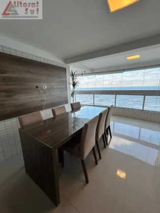 Imagem Venda de Espetacular Apartamento de Luxo com 4 Quartos na Aviação, Praia Grande-SP: 4 Suítes, 2 Salas, 4 Vagas, 194m².