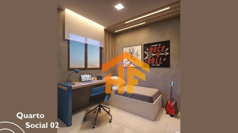 Imagem Apartamento de 61m² à venda, com 3 quartos, localizado em Zumbi, Recife - Pernambuco.