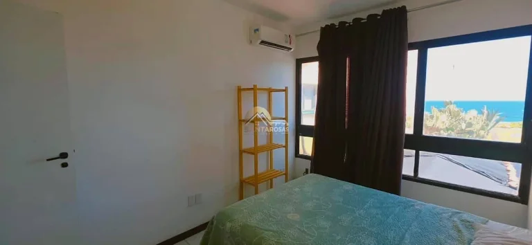 Imagem Alugo apto 1/4 mobiliado na Pituba, 60 m², vista mar+cidade, vaga numerada, condomínio fechado com