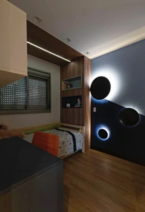 Imagem Apartamento 76M², 2Q, 1 Suíte, 2 Banheiros, 1 Vaga, 1 Depósito, Academia, Piscina Adulto, Infantil e Coberta, Sauna, Churrasqueira, Salão de Festas.