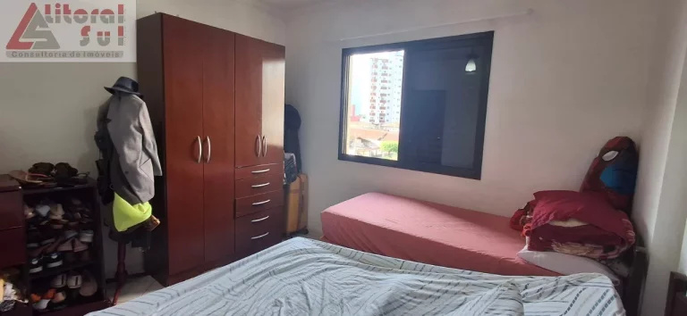 Imagem Imperdível apartamento à venda em Praia Grande-SP, bairro Tupi! 1 quarto, 1 sala, 1 banheiro, 1 vaga de garagem, 55m² de área.