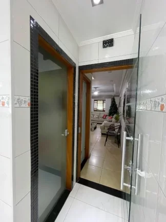 Imagem Casa Sobrado 3 Dormitórios Quintal Churrasqueira Próximo Bosque Maia À Venda, 205 m² por R$ 830.000 - Jardim Santa Cecília - Guarulhos/SP - SO5261