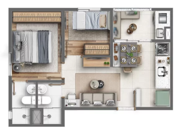 Imagem APARTAMENTO RESIDENCIAL em São Paulo - SP, Vila Carmosina