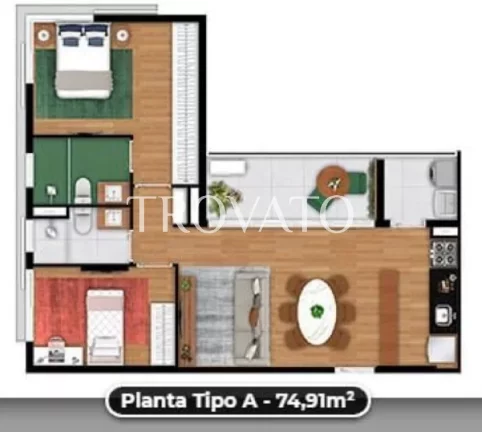 Imagem Imóvel com 2 Quartos à Venda, 79 m² em Vila Mariana - São Paulo