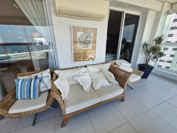 Imagem Apartamento frente mar reformado com varanda gourmet e lazer, Enseada.