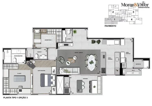 Imagem Apartamento para Venda em Curitiba, Cabral, 3 dormitórios, 1 suíte, 3 banheiros, 2 vagas