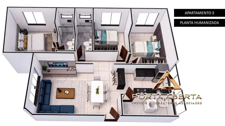 Imagem Apto de 2 e 3 Quartos, sendo 1 Suite - Residencial Bethania - COD 751