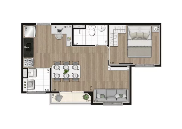 Imagem Apartamento com 2 Quartos à Venda, 37 m² em Terceira Divisão De Interlagos - São Paulo Imagem Apartamento com 2 Quartos à Venda, 37 m² em Terceira Divisão De Interlagos - São Paulo