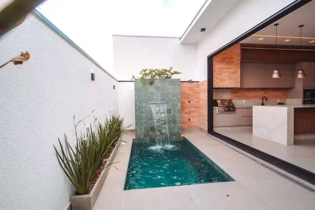 Imagem Casa moderna com 3 suítes à venda, 156 m² por R$ 1.490.000 - Condomínio Residencial Viena - Indaiatuba/SP