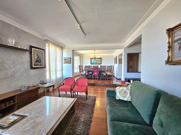 Imagem Apartamento 4 Quartos, 5 Banheiros, 2 Vagas, PÉ NA AREIA - José Menino - Santos