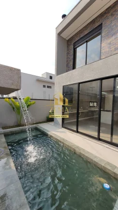Imagem Sobrado condomínio, Piscina, 03 sts, 230 m2, Amplo Gourmet, Moderno
